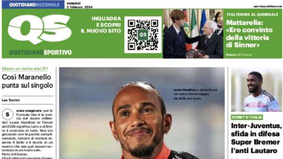 La Prima Pagina Di Qs Su Inter Juventus Sfida In Difesa Super