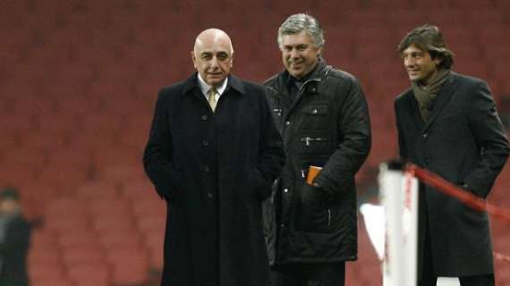 TMW - Milan, Galliani: "Ancelotti? Muto muto, non so niente"