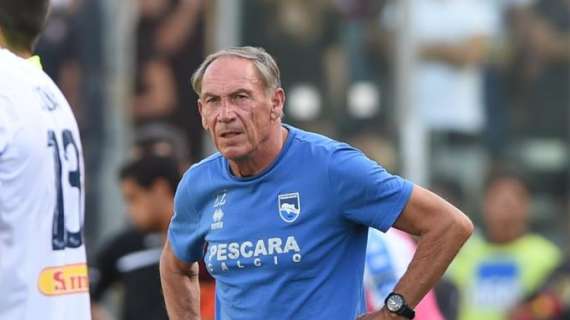 Pescara, Zeman: "Partita difficile: il Bari in casa ha fatto meglio di tutti"