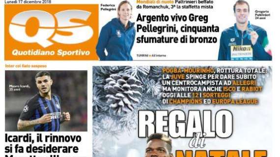 Il Quotidiano Sportivo e il mercato della Juventus: "Regalo di Natale"