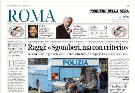 Il Corriere di Roma titola: "Arbitro ferito, ore contate per gli aggressori"