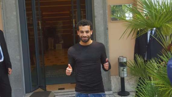 Roma, Salah arrivato a Trigoria dopo le visite mediche