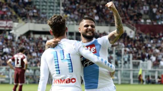 Sampdoria-Napoli 0-2, raddoppio azzurro con un gran gol di Insigne