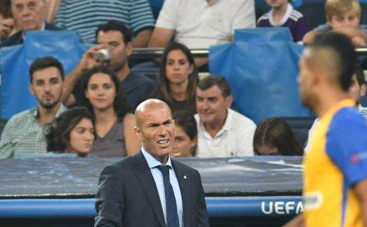 Real Madrid, Zidane: "CR7? Quando non c'è, ho fiducia negli altri"