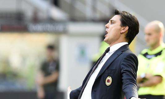 Milan, Montella: "Fatto un passo indietro. Udinese? Gol fortunoso"