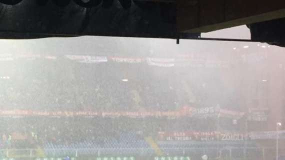 Fotonotizia - Genoa-Napoli sospesa per pioggia, le immagini dal campo