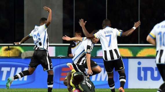 Udinese, da 8 gare segna al Genoa