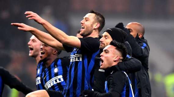 Fotonotizia - Inter-Napoli, decide Lautaro: l'esultanza dell'argentino