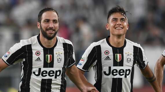Juventus, Higuain soffre senza Dybala: quella argentina la miglior coppia