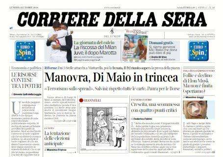 Il Corriere della Sera sui rossoneri: "La riscossa del Milan"