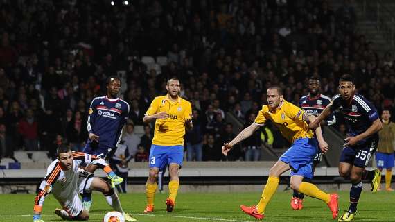 Lione-Juventus 0-1: il tabellino della gara