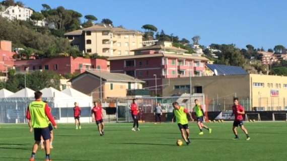 TMW - Fotonotizia - Genoa, le immagini dell'allenamento a Arenzano