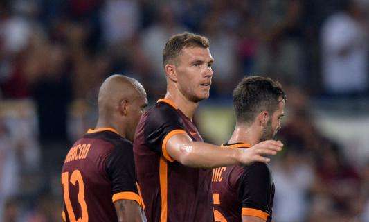 Piovono gol all'Olimpico: Roma-Siviglia finisce 6-4. Doppietta di Dzeko