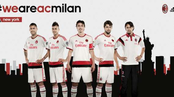 Adidas e AC Milan presentano la seconda maglia per la stagione 2014/15