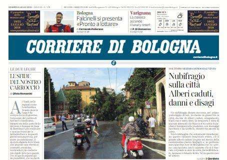Il Corriere di Bologna e le parole di Falcinelli: "Pronto a lottare"