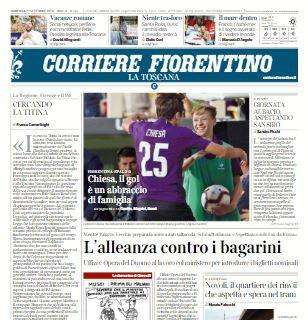 Corriere Fiorentino elogia Chiesa: "Il gol è un abbraccio di famiglia"