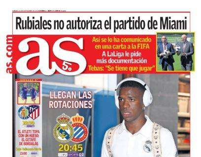 AS verso Real Madrid-Espanyol: "Vinicius entra tra i convocati"