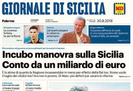 Giornale di Sicilia: "Zamparini prepara lo sbarco americano"