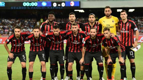 Napoli-Milan, Calabria allunga e Zielinski riaccorcia: 1-2