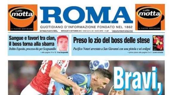 Napoli pareggia a Belgrado, Il Roma: "Bravi, ma zero gol"