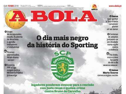 A Bola sull'aggressione: "Il giorno più nero della storia dello Sporting"