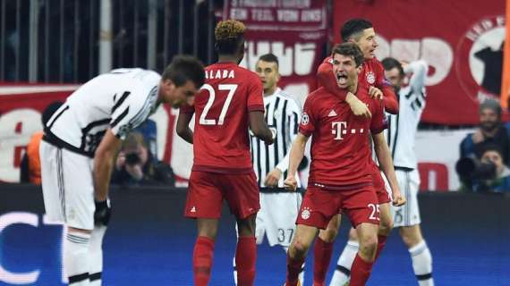 Fotonotizia - Juventus, il 2-2 di Muller che porta il Bayern ai supplementari