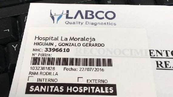 Fotonotizia - Juventus, la conferma delle visite mediche di Higuain