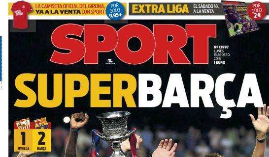 L'apertura di Sport: "SuperBarça"
