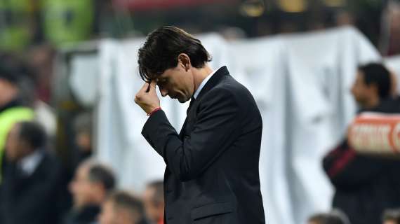 Milan, Inzaghi: "Fatto un passo indietro, sono io il primo responsabile"