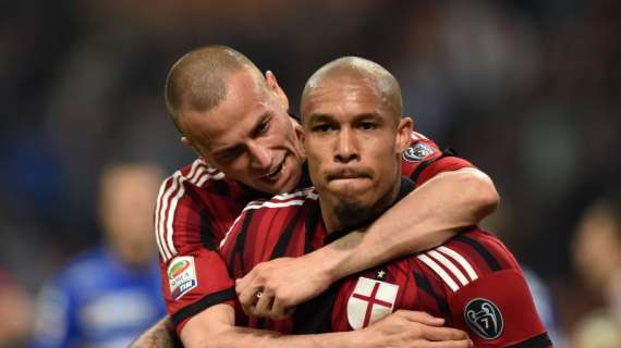 Fotonotizia - Milan-Sampdoria 1-1, le esultanze di Soriano e de Jong