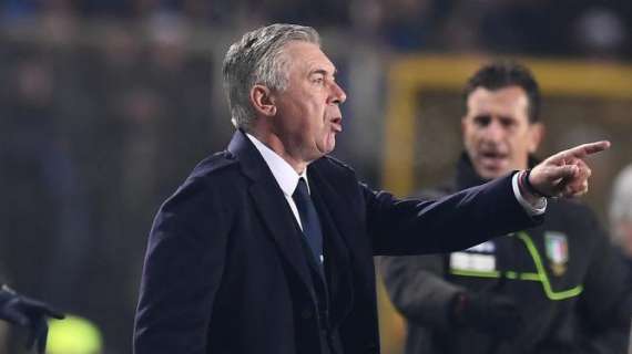 Ancelotti: "Il Napoli ha il miglior centrocampo d'Italia"