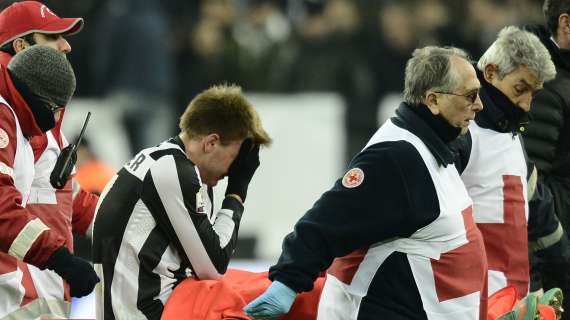Juventus, Bendtner: "Fuori almeno tre mesi"