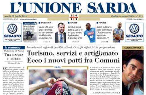 L'Unione Sarda, Cagliari: "Immutato il vantaggio sulla terzultima"
