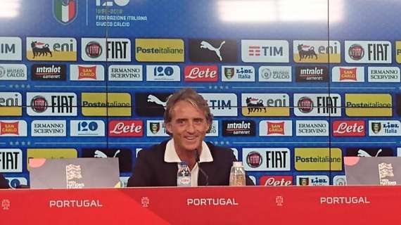Italia, Mancini: "L'obiettivo è qualificarci all'Europeo. Portogallo più forte"