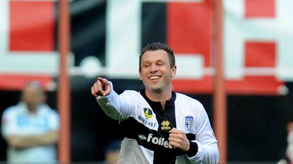 Cassano allontana l'estero: "La mia felicità è Parma. Qui come al Barça"