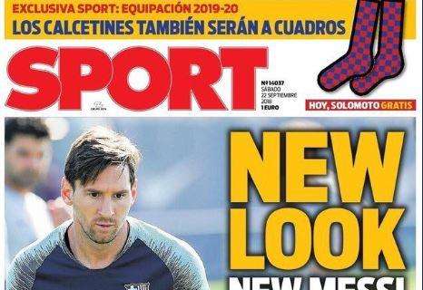 Sport sul Barcellona: "Nuovo look, nuovo Messi"