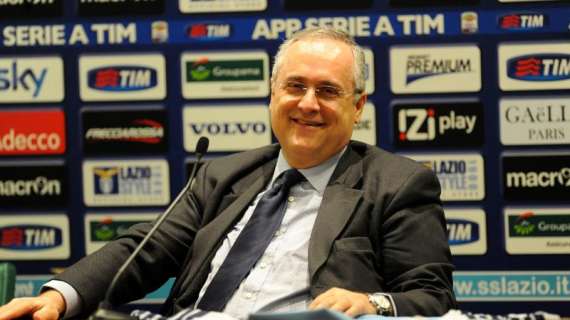 Lazio, Lotito: "Lo sport è l'unico esempio di integrazione in Italia"