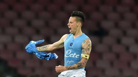 Napoli, Hamsik ha eguagliato il suo record di gol in una stagione
