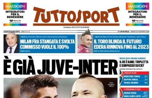 Tuttosport e il mercato delle big: "E' già Juve-Inter"