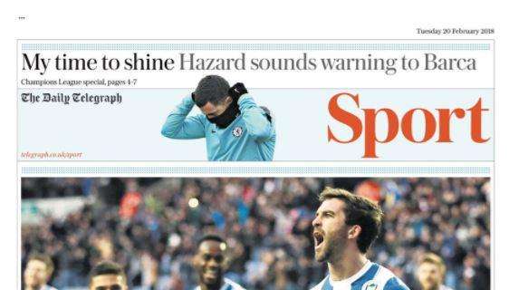 City eliminato dal Wigan, Daily Telegraph: "Shock of the century"
