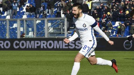 Inter, Candreva esulta sui social: "Sesta vittoria di fila, e la corsa continua"