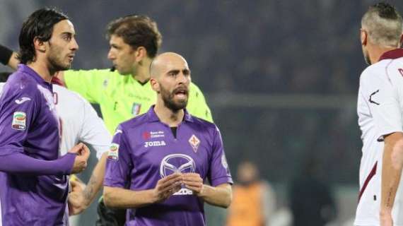 Fiorentina, anche Borja Valero si lamenta dell'arbitro Mazzoleni