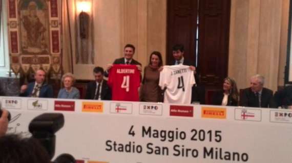 Fotonotizia - Le maglie per il match "Zanetti and Friends" del 4 maggio