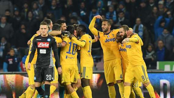 VIDEO - Napoli-Juventus 0-1, la sintesi della gara