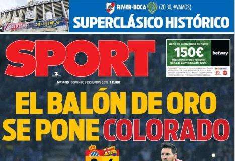 Barcellona, Sport: "Il pallone d'oro diventa rosso"
