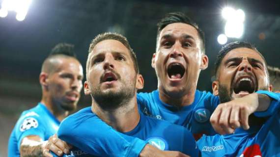 Nizza-Napoli 0-1, vantaggio azzurro con Callejon: qualificazione vicina