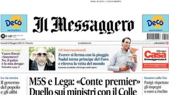 Il Messaggero: "Champions, la Lazio perde la testa"