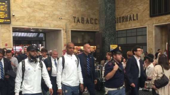 VIDEO - Inter stasera impegnata a Empoli: l'arrivo a Firenze
