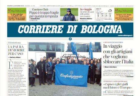 Corriere Bologna su Inzaghi: "Troppo fragile per questa tempesta"