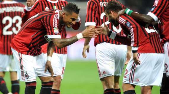 Milan, Boateng saluta Nocerino: "Vai e spacca"